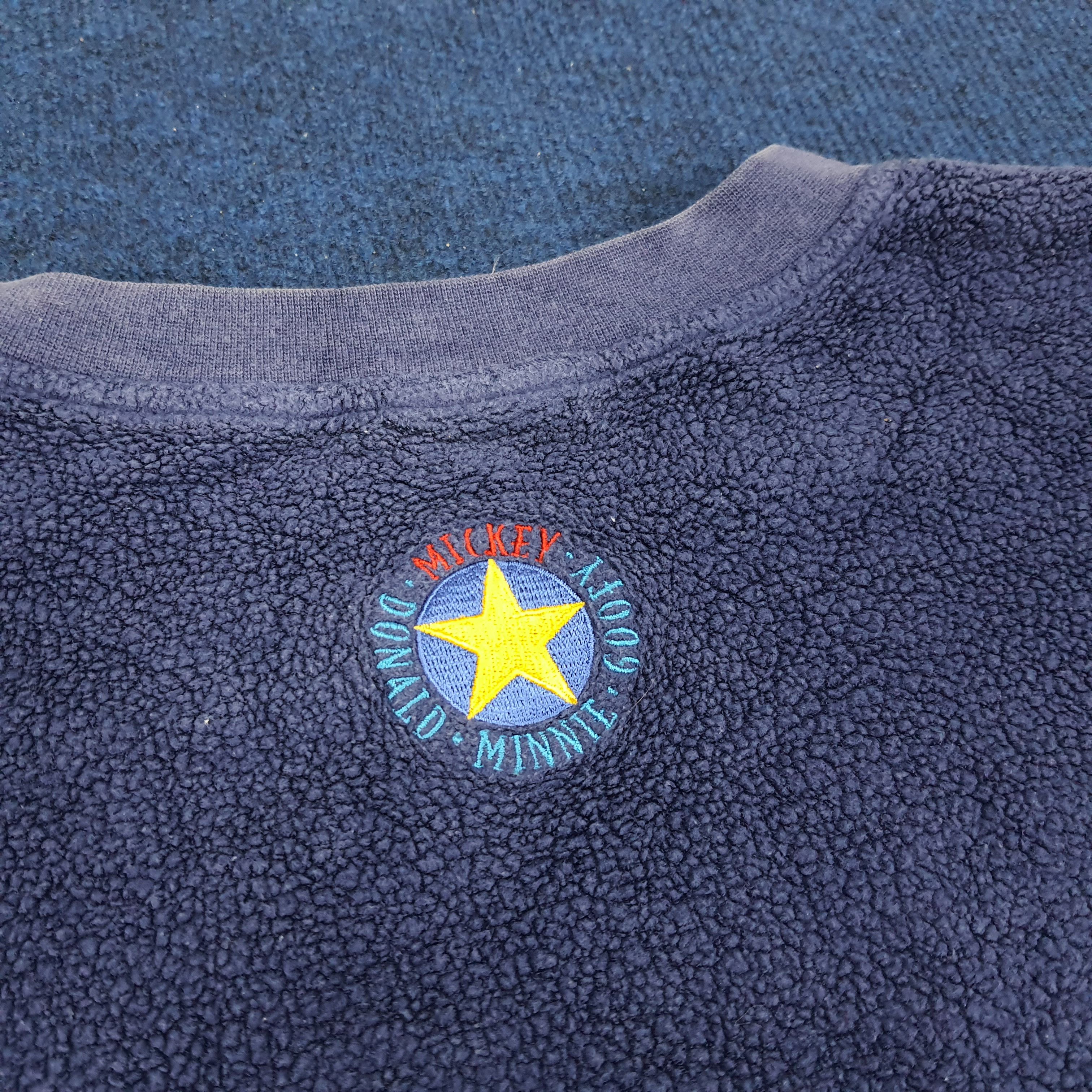 Disney × Mickey Mouse × Vintage Vintage Disney Mickey Mouse Club Fleece Sweatshirt Size US XL / EU 56 / 4 - 4 Thumbnail