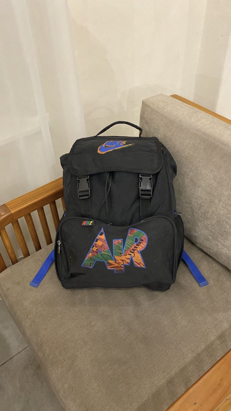 Nike × Vintage Nike Air Urban Jungle Vintage Backpack Size ONE SIZE - 1 Thumbnail