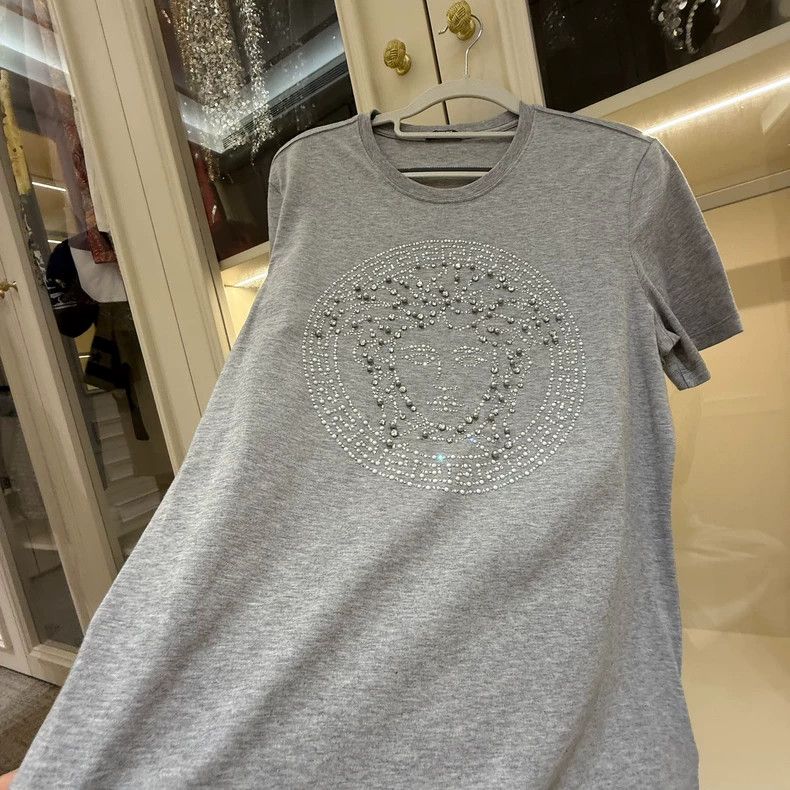 Versace Versace Pearl rhinestone T-shirt Size L / US 10 / IT 46 - 3 Thumbnail