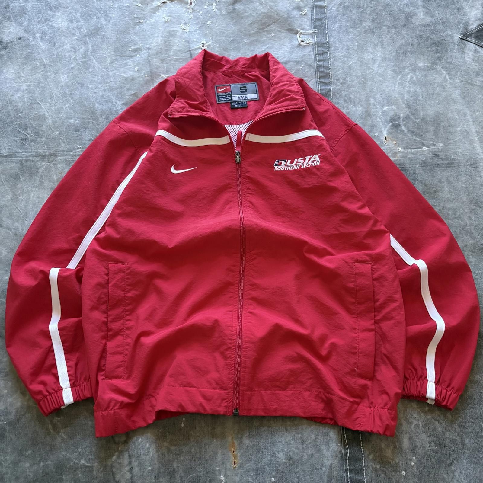 Nike Vintage Y2K Nike Team U.S. Tennis Sportswear Windbreaker Size US L / EU 52-54 / 3 - 1 Thumbnail