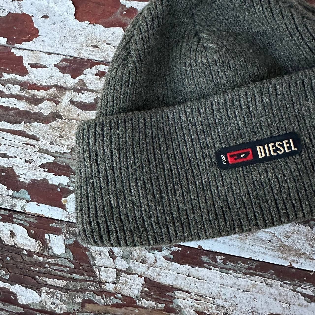 Diesel Vintage Japan Diesel Hat Beanie Cap Y2K 00s USA Grunge Size ONE SIZE - 2 Thumbnail