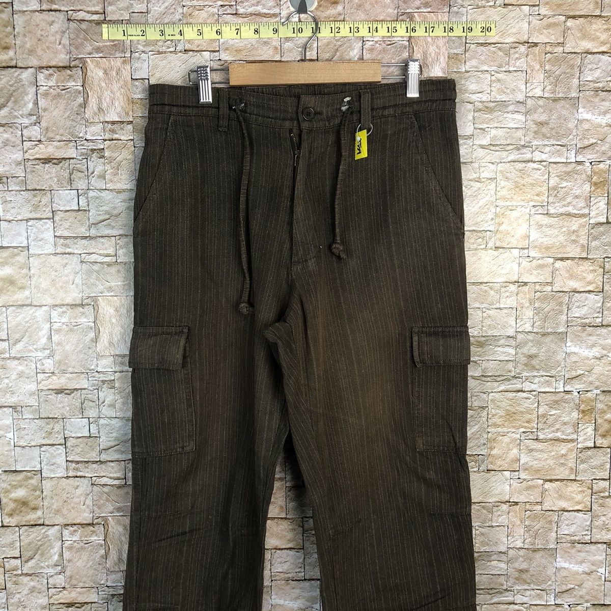 Japanese Brand DL Virgin Vagage Brown Cargo Multipocket Pants #A339 Size US 32 / EU 48 - 2 Thumbnail