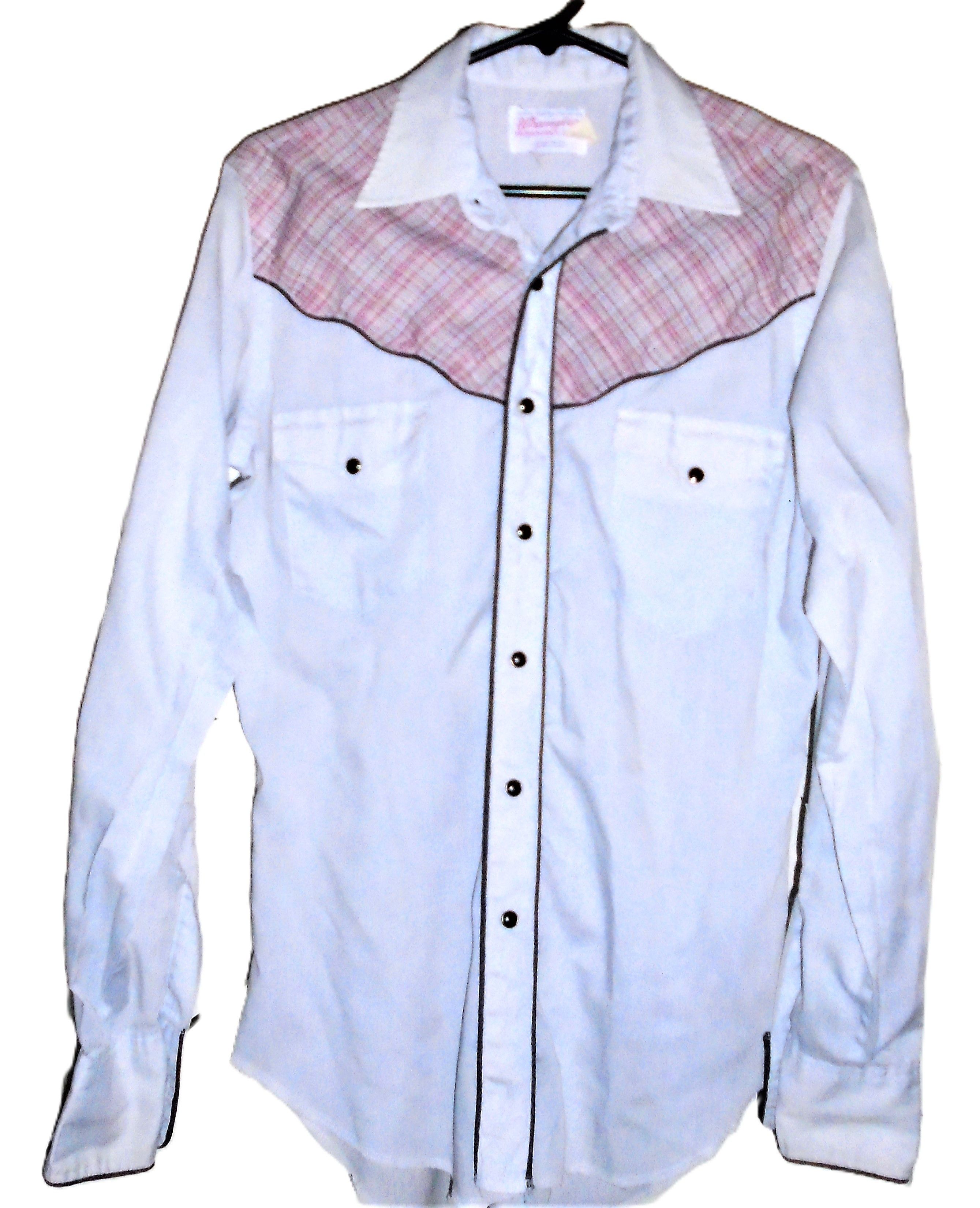 Wrangler Vintage Wrangler Light Blue Cowboy Shirt M Size US M / EU 48-50 / 2 - 2 Thumbnail