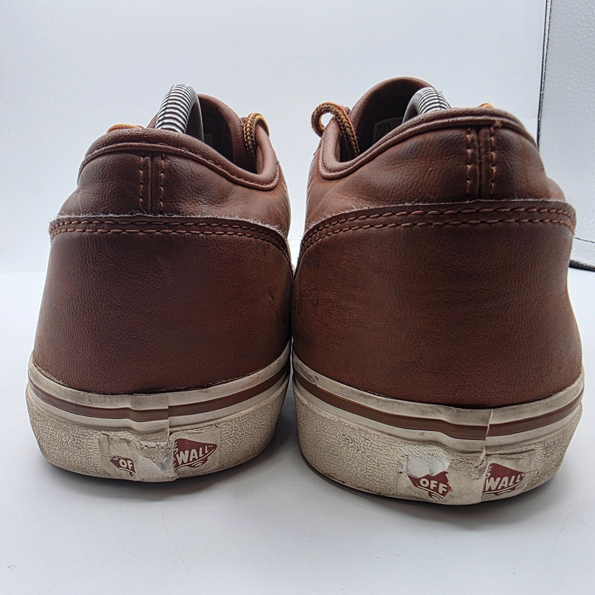 Vans Vans Atwood Mens Size 10.5 Brown Leather Shoes Walking Casua Size US 10.5 / EU 43-44 - 4 Thumbnail