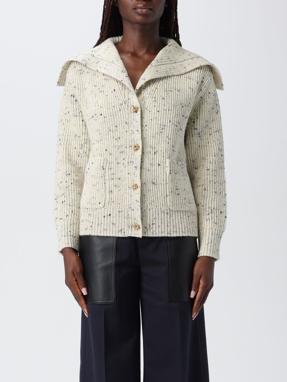 Bottega Veneta Bottega Veneta Sweater Woman Beige Size M / US 6-8 / IT 42-44 - 1 Thumbnail