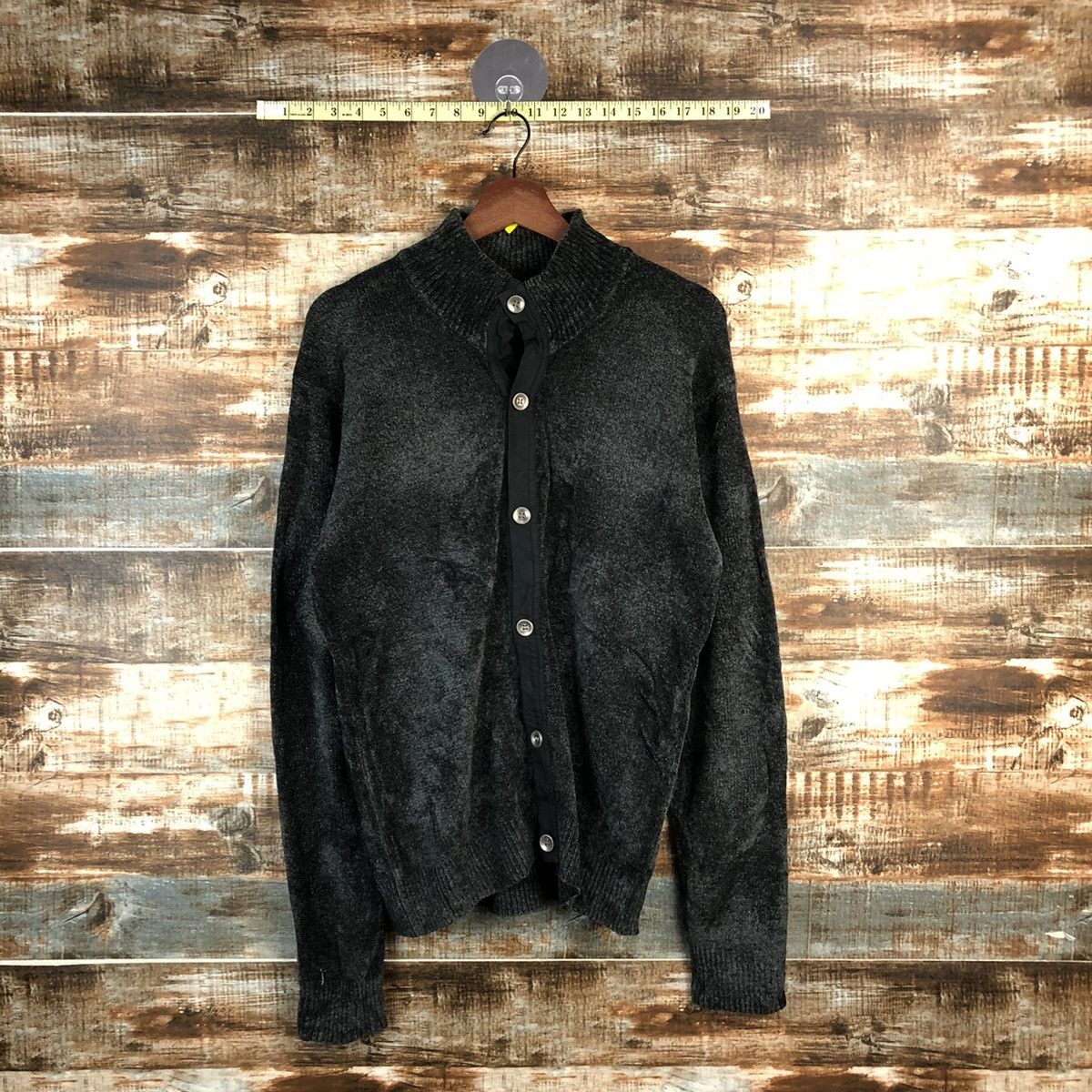 Comme Ca Ism DL Comme Ca Ism Black Knitwear cardigan sweater #C597 Size US M / EU 48-50 / 2 - 1 Thumbnail