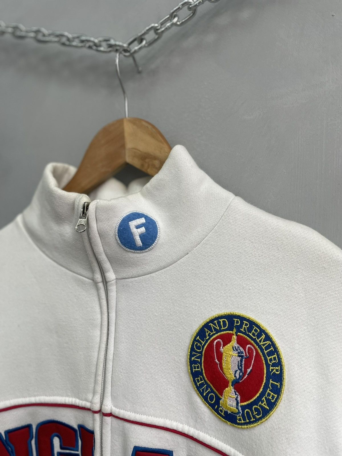 Chelsea Soccer Vintage blokecore England cup zip sweatshirt hoodie y2k Size US M / EU 48-50 / 2 - 4 Thumbnail