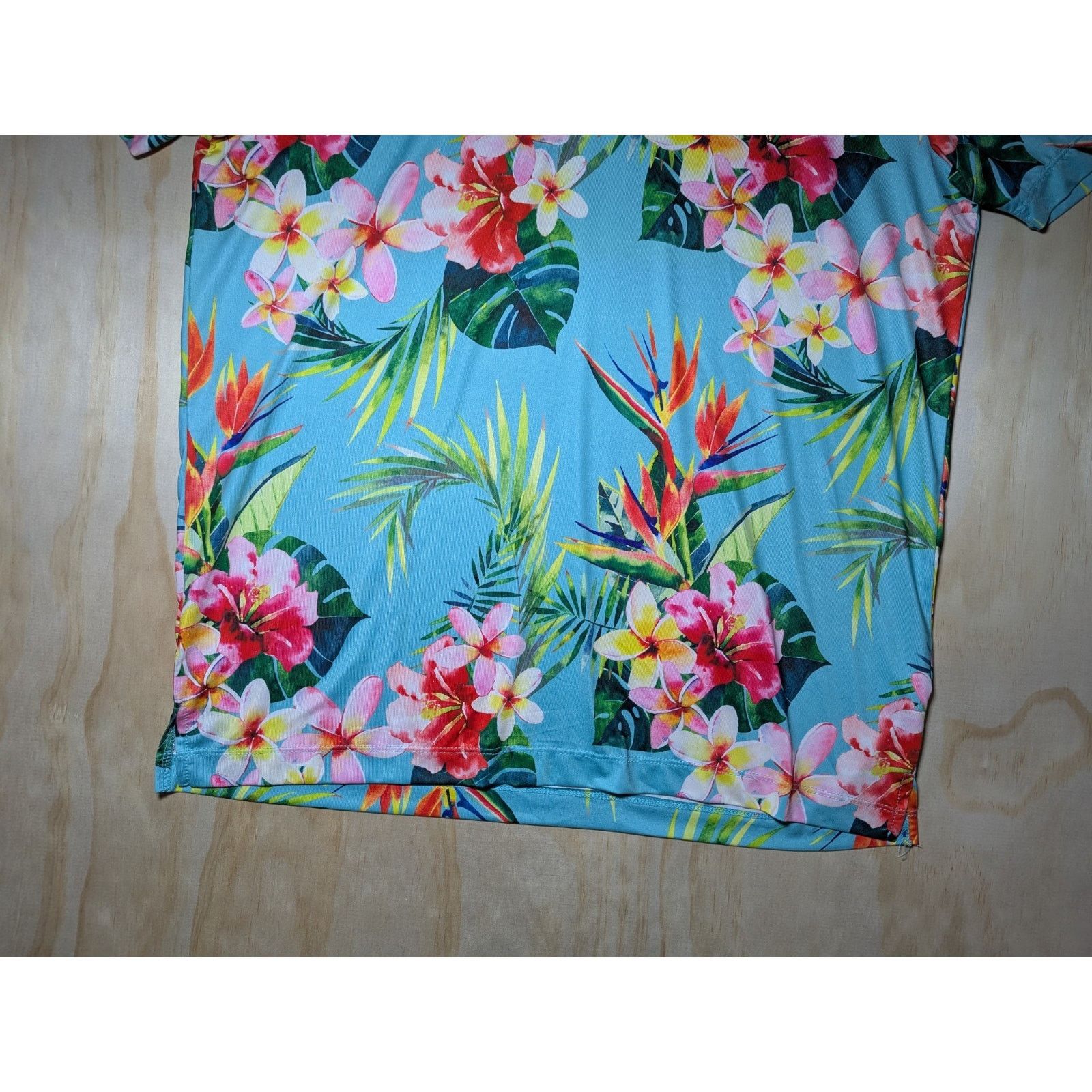 Bad Birdie Bad Birdie Polo Golf Shirt Men's Medium Stretch Tropical Size US M / EU 48-50 / 2 - 2 Thumbnail