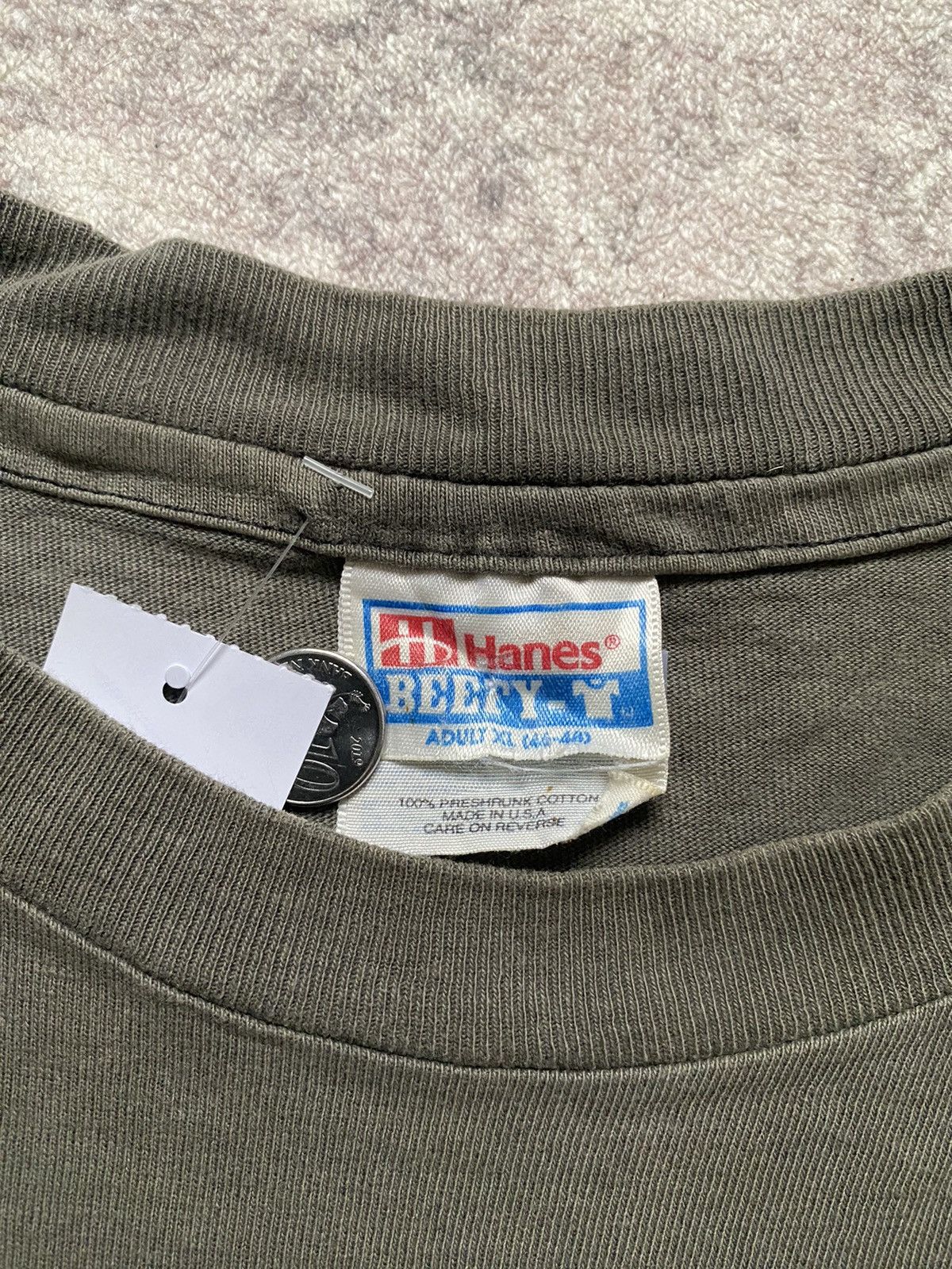 Quiksilver × Rip Curl × Vintage VINTAGE RIPCURL ON TAG HANES 90s Size US XL / EU 56 / 4 - 4 Thumbnail