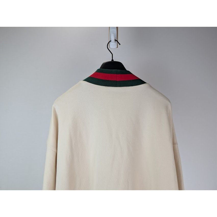 Gucci o1rshd1 Cardigan Medium Felted Cotton Jersey Natural / Mix Size US XXL / EU 58 / 5 - 11 Thumbnail