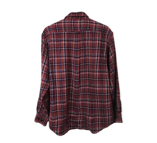 Japanese Brand Light Staff Plaid Tartan Flannel Shirt Size US S / EU 44-46 / 1 - 7 Thumbnail
