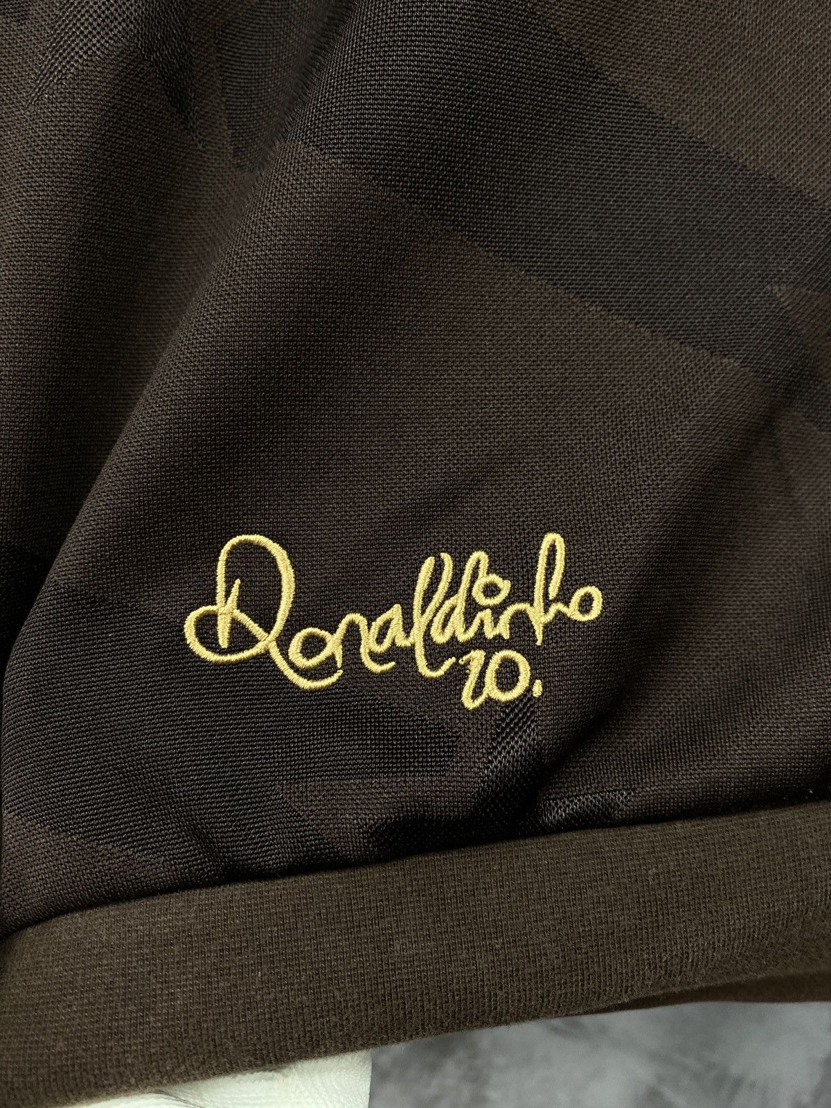 Nike × Vintage Ronaldinho Nike brown zip hoodie stars soccer football y2k Size US M / EU 48-50 / 2 - 8 Thumbnail