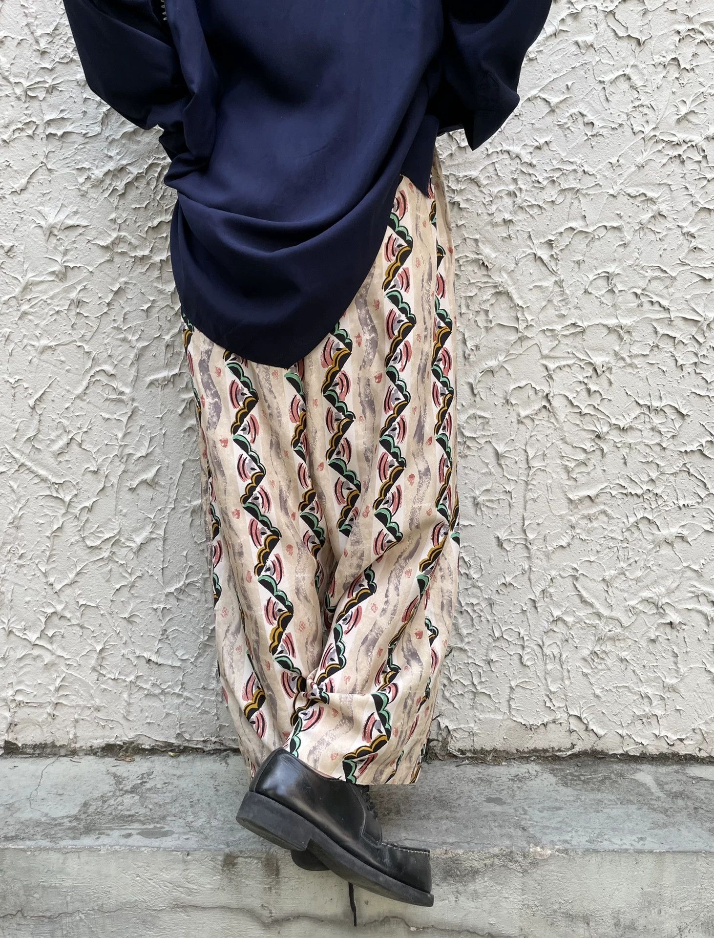 Yohji Yamamoto Yohji Yamamoto 1993SS Silk Patterned Trousers M Size US 32 / EU 48 - 4 Thumbnail