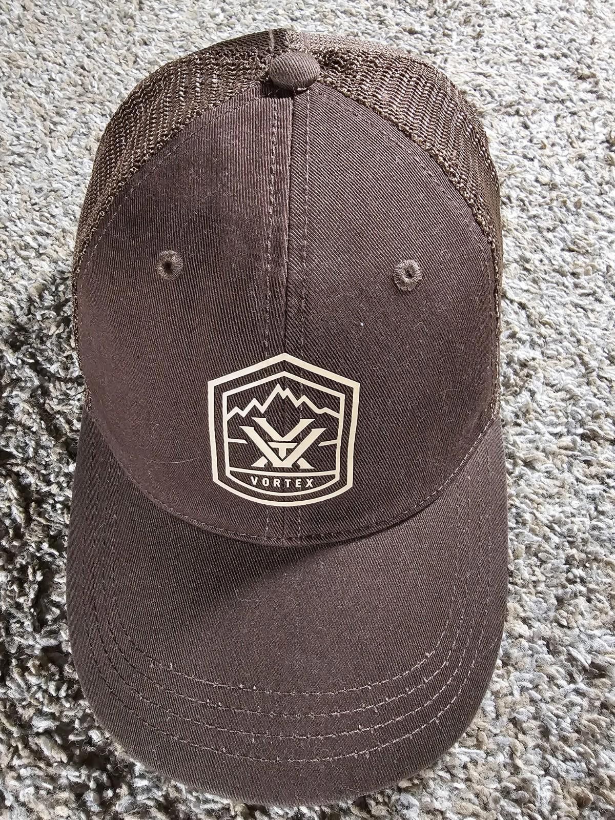 Designer Vortex Optics Total Ascent Trucker Hat Brown OS Size ONE SIZE - 2 Thumbnail