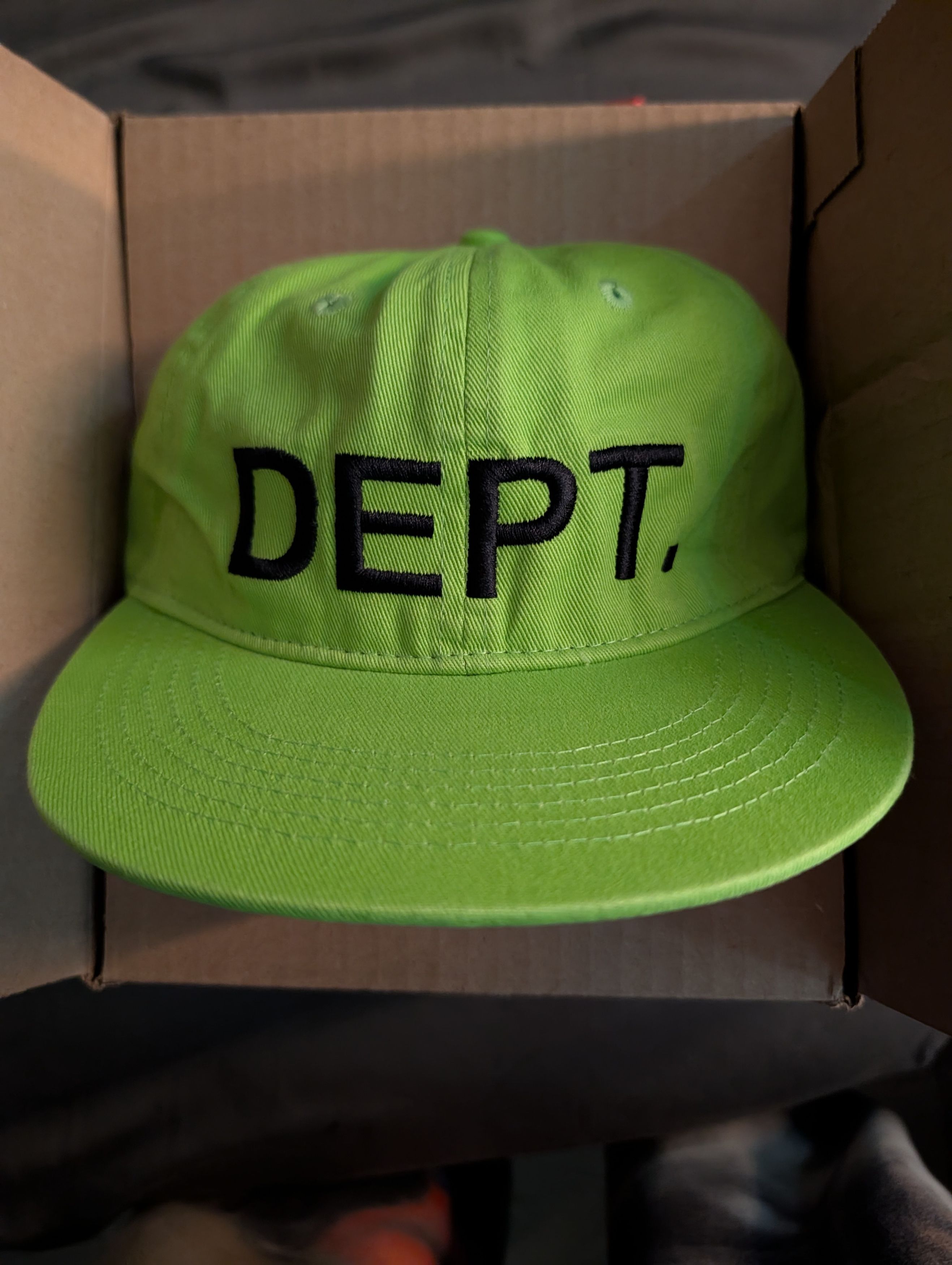 Gallery Dept. Gallery Department DEPT. embroidery Logo Hat Green Size ONE SIZE - 1 Thumbnail