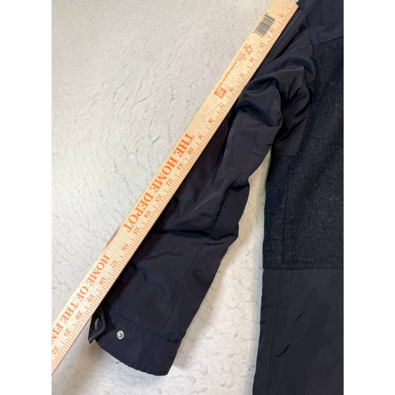 Massimo Dutti Massimo Dutti Parka Coat Wool Blend Womens Large Black Hood Quilted Lined Coat Size L / US 10 / IT 46 - 5 Thumbnail