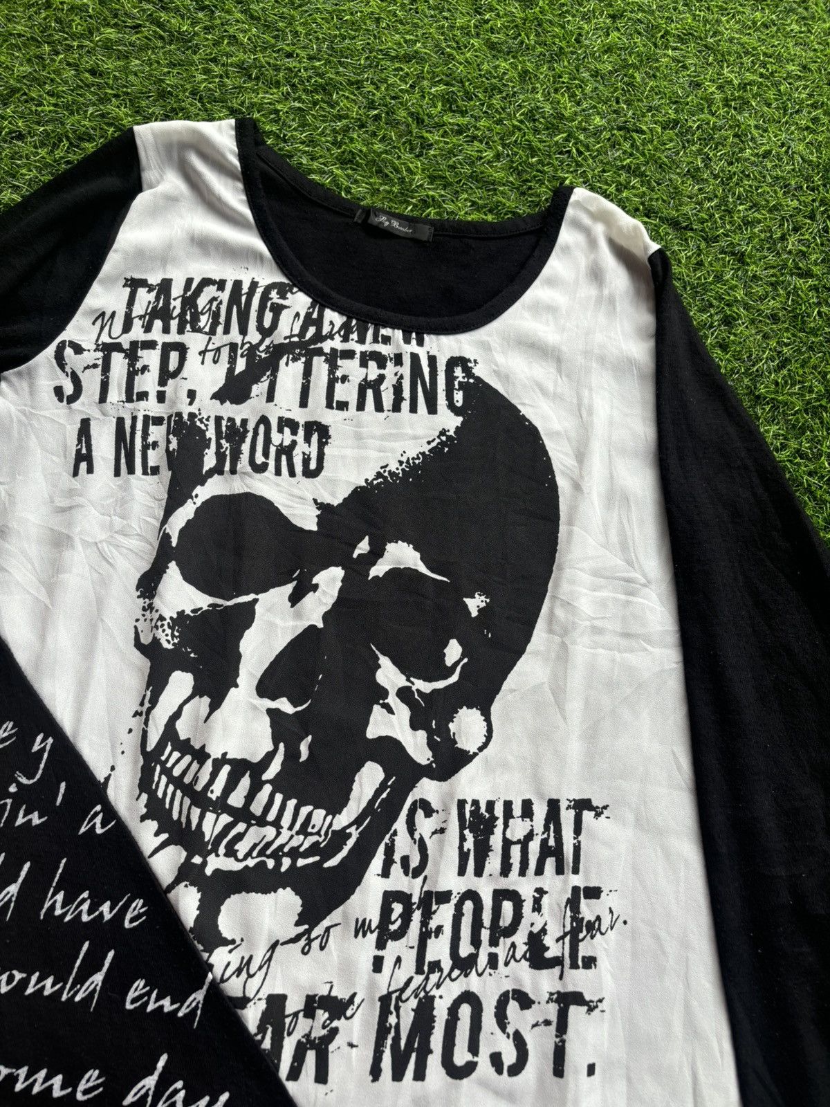Hysteric Glamour Y2k Sky Bomber Skull Ifsix Punk Style Longsleeve Size US L / EU 52-54 / 3 - 3 Thumbnail