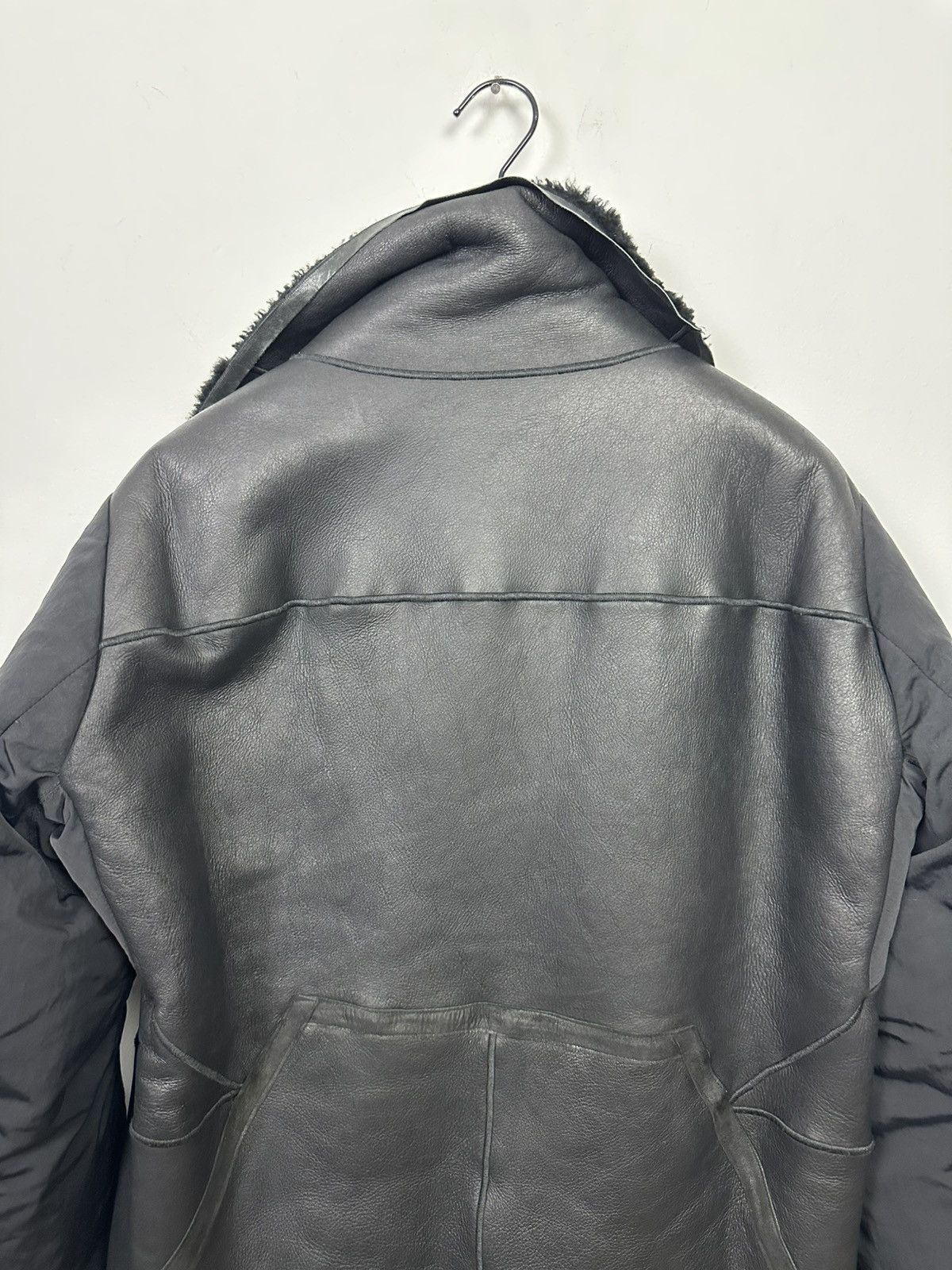 Rick Owens FW12 ‘MOUNTAIN’ Shearling Showtek Leather Jacket Size US XL / EU 56 / 4 - 4 Thumbnail