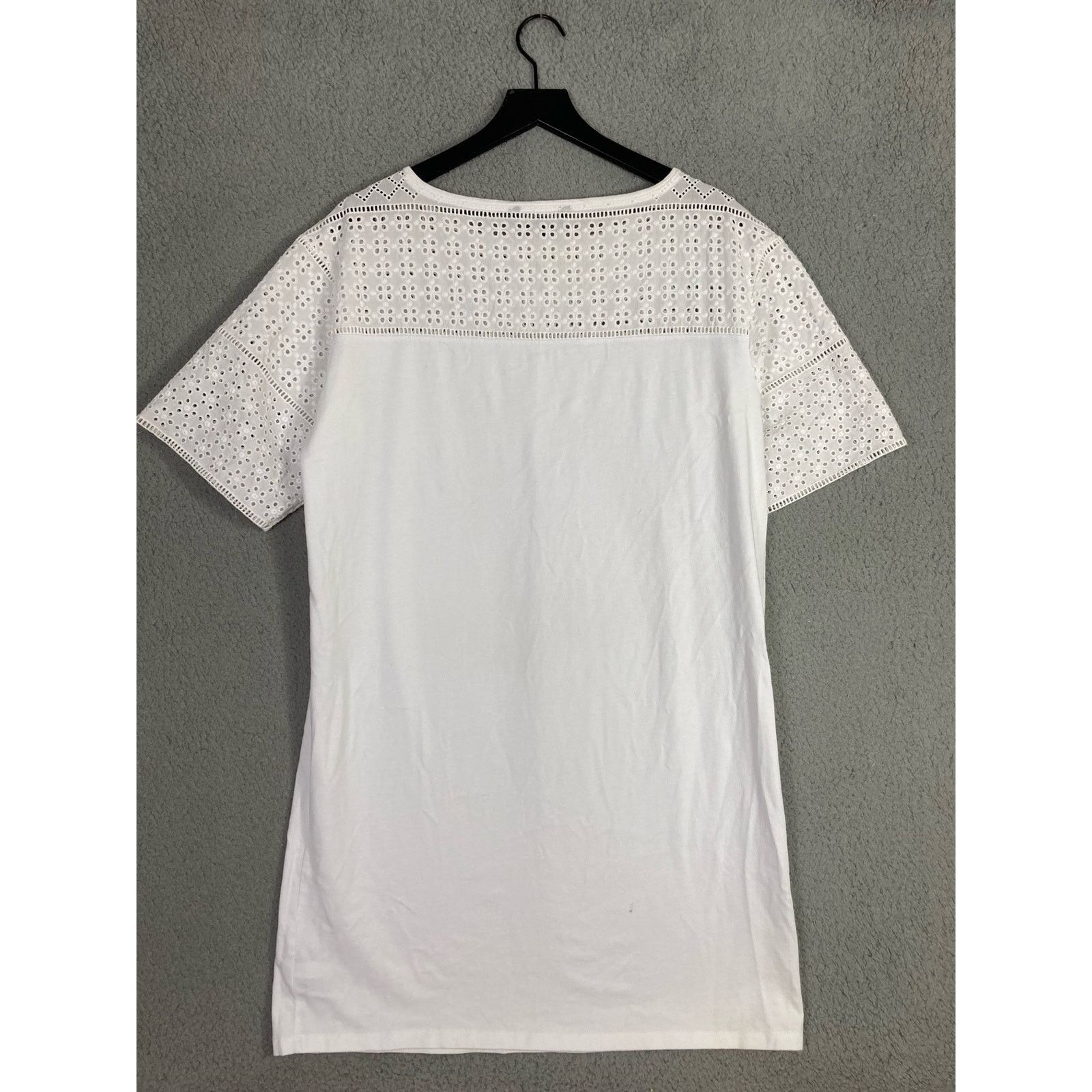 Lauren Ralph Lauren Lauren Ralph Lauren White Eyelet Lace Shift Dress L Short Size L / US 10 / IT 46 - 8 Thumbnail