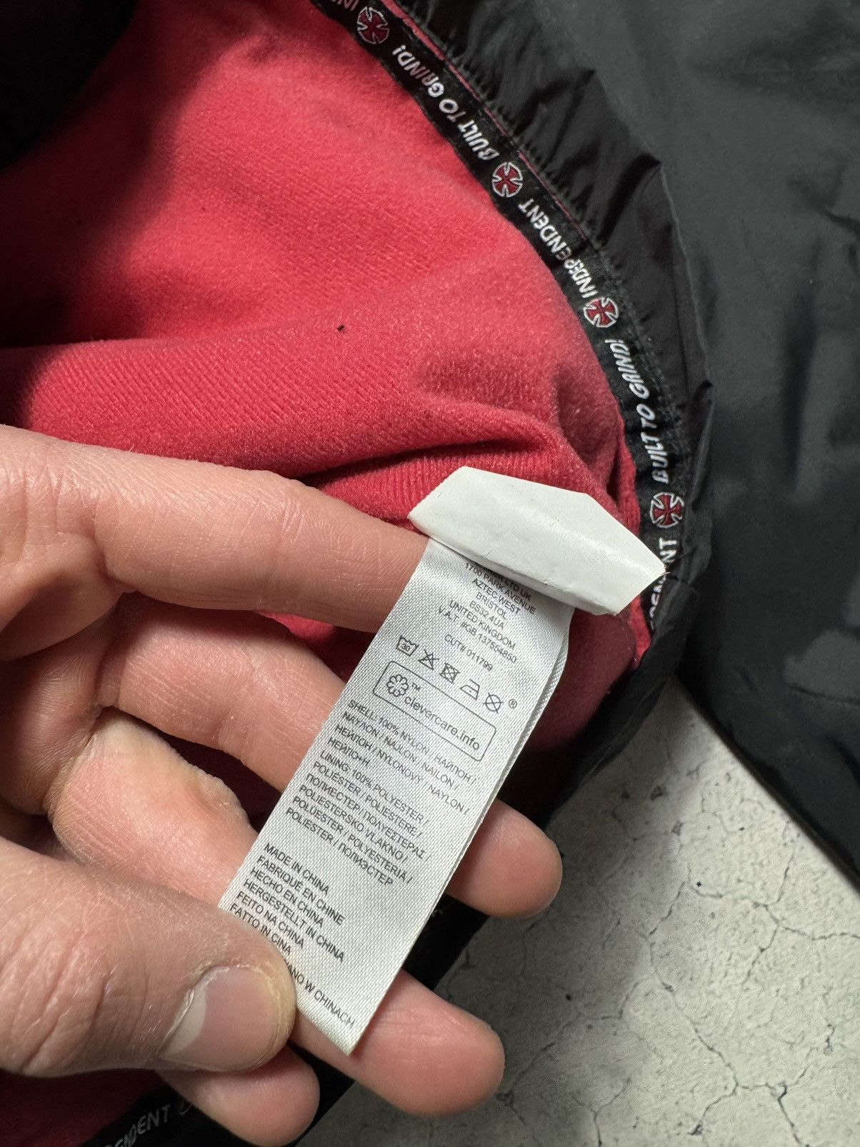 Independent Truck Co. Independent Nylon Overshot Jacket Black Size S Skate Size US S / EU 44-46 / 1 - 7 Thumbnail