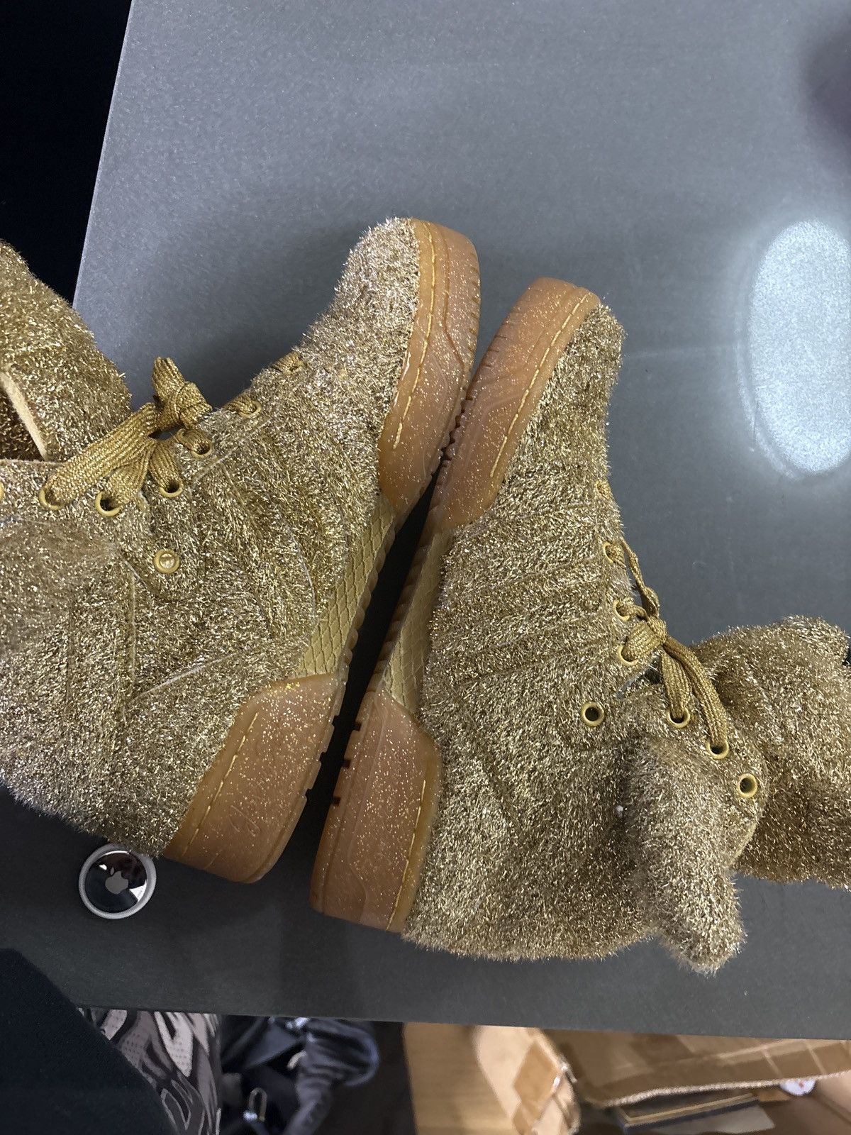 Jeremy Scott Gold Teddy Bear Size US 8 / EU 41 - 4 Thumbnail
