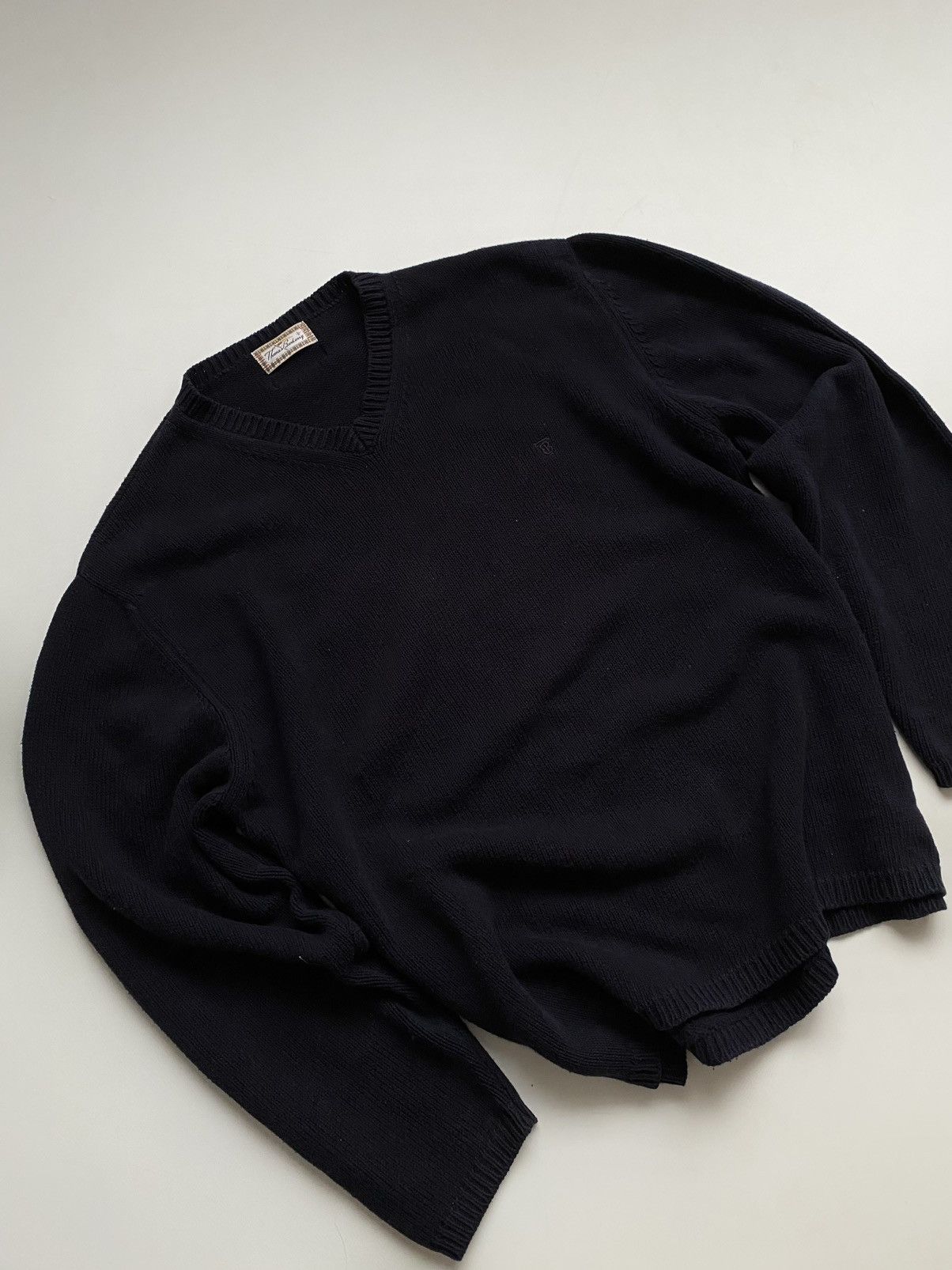 Burberry THOMAS BURBERRY VINTAGE KNIT SWEATER MINI LOGO Size US L / EU 52-54 / 3 - 2 Thumbnail