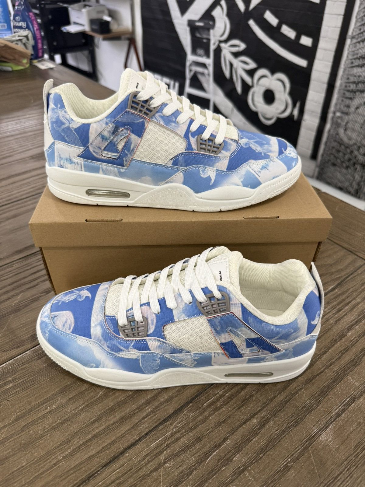 Kitowares 🙏🏻 KITOWARES Custom RARE! Jordan 4 Afterlife Size 12 🙏🏻 Size US 12 / EU 45 - 3 Thumbnail