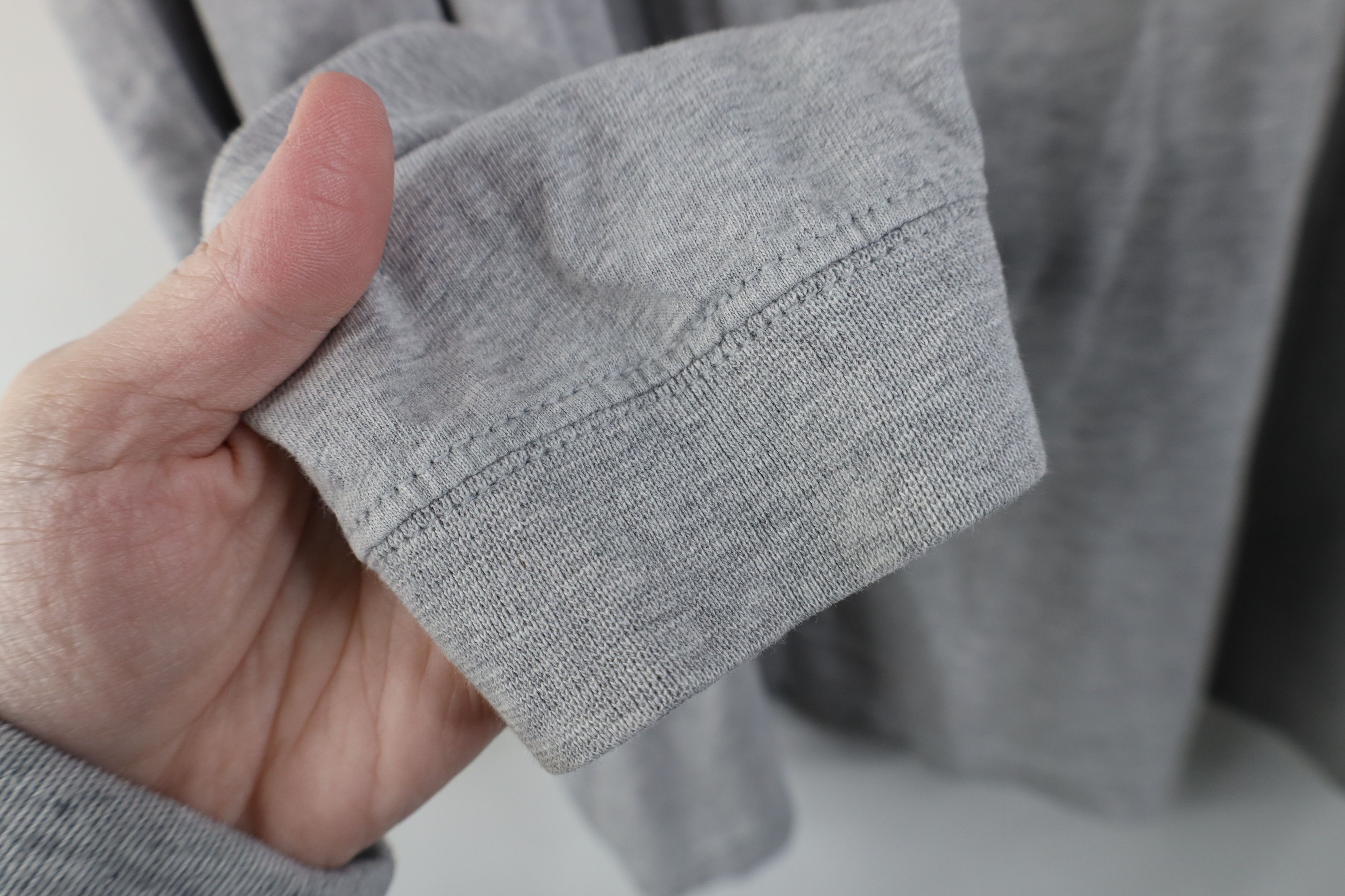 Vintage Vintage 90s Streetwear Long Sleeve T-Shirt Gray Cotton Size US L / EU 52-54 / 3 - 5 Thumbnail