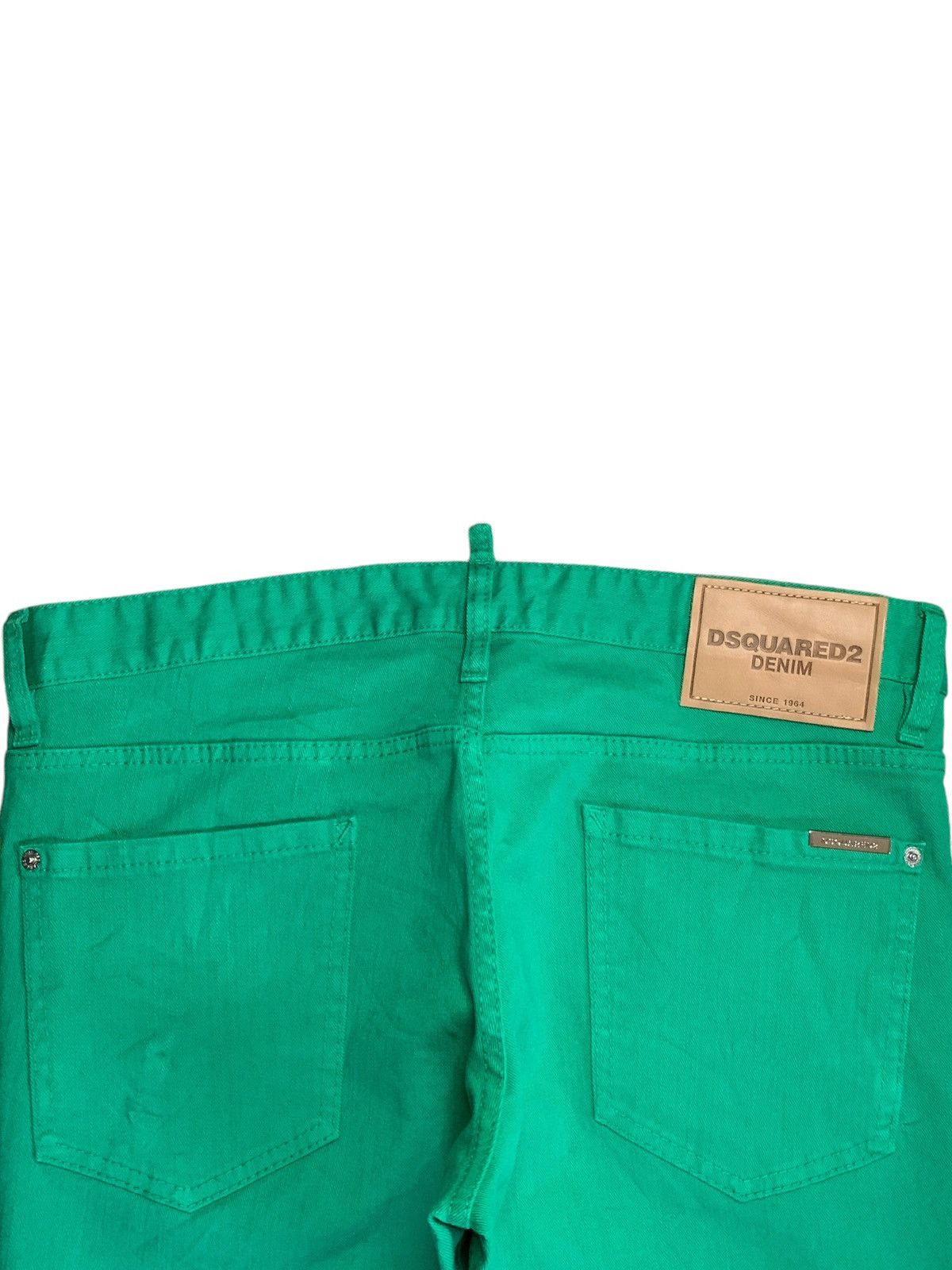 Dsquared2 Vintage Italy Dsquared Slim Fit Green Jeans Size US 36 / EU 52 - 8 Thumbnail