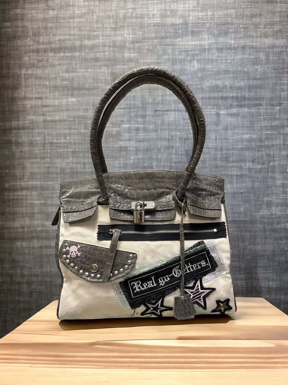 Japanese Brand ALGONQUINS HANDMADE BIRKIN STYLE HANDBAG Size ONE SIZE - 1 Thumbnail