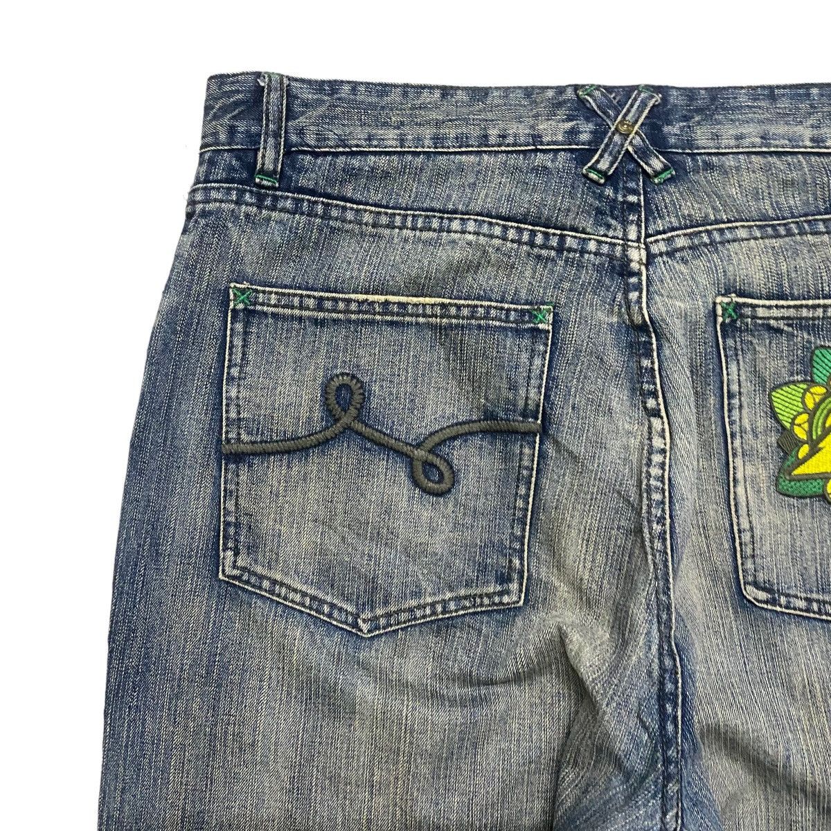 LRG Vintage LRG Denim Baggy Jeans Embroidery Japanese Tea Garden Size US 36 / EU 52 - 10 Thumbnail