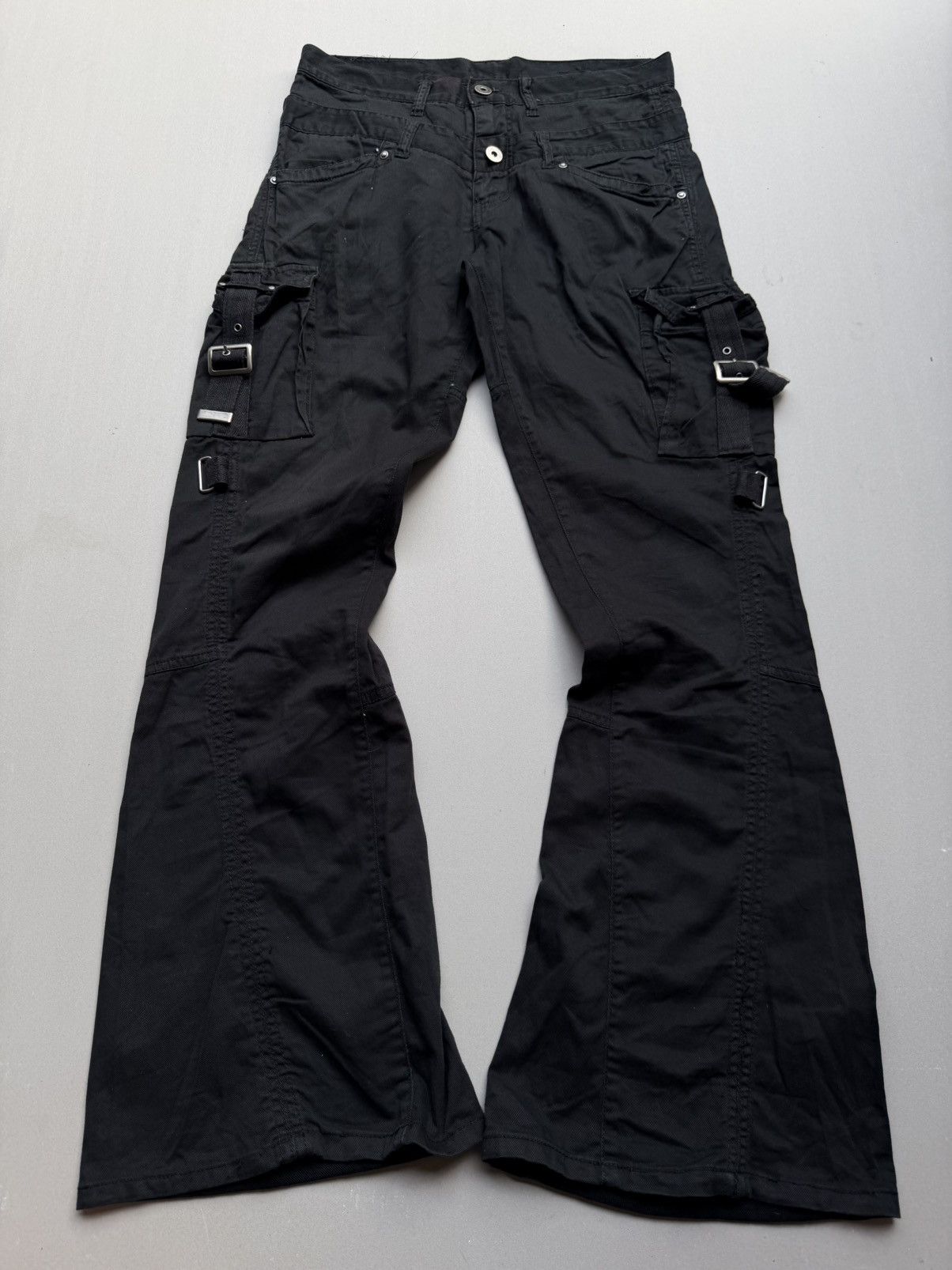 Japanese Brand Zerosail flare cargo pants Size US 30 / EU 46 - 1 Thumbnail