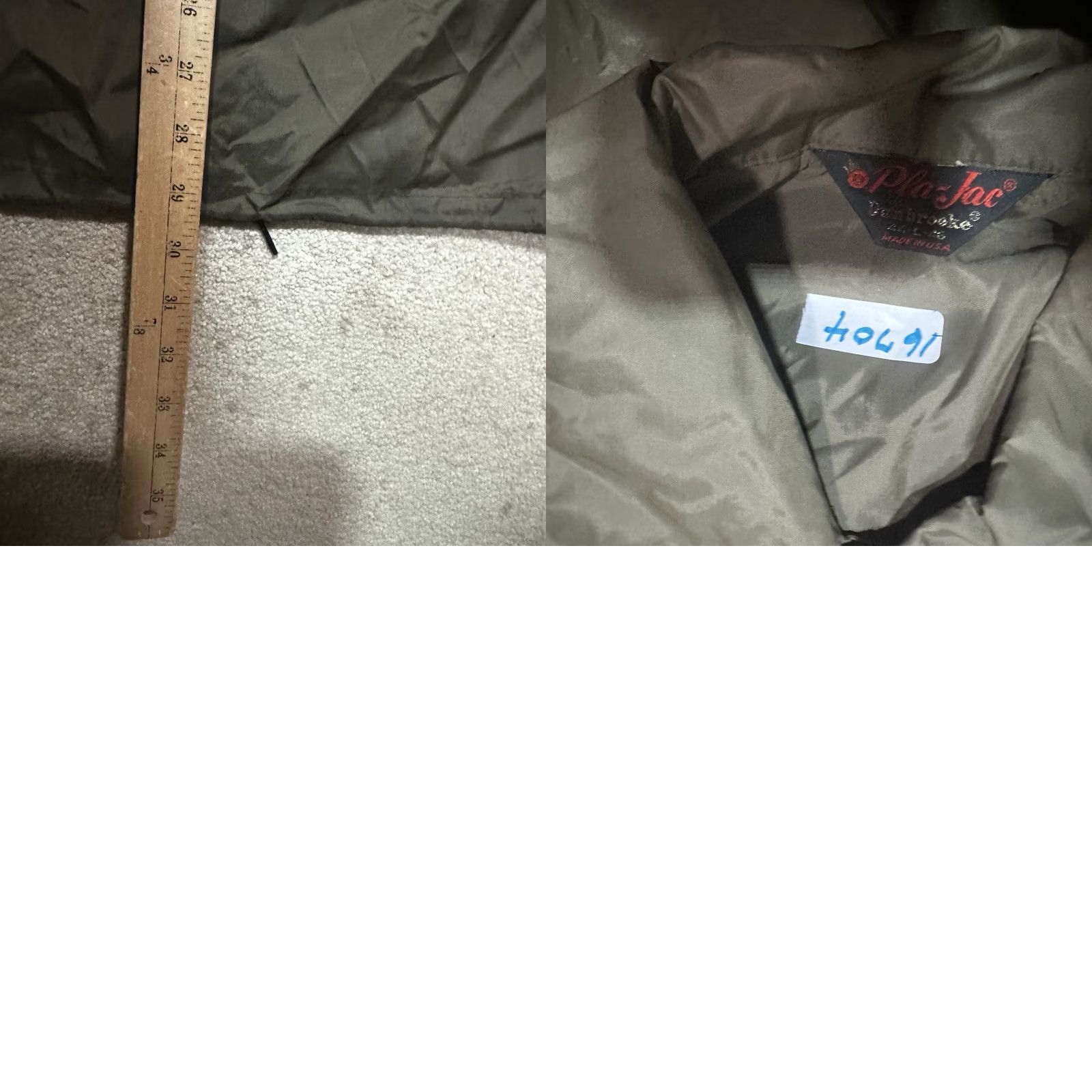 Dunbrooke VINTAGE Dunbrooke Windbreaker Jacket Mens Large Green 80s Jacket Logo Canvas Nylon Zip Full Zip Hooded All Seasons Casual Travel Workwear Size US L / EU 52-54 / 3 - 8 Thumbnail