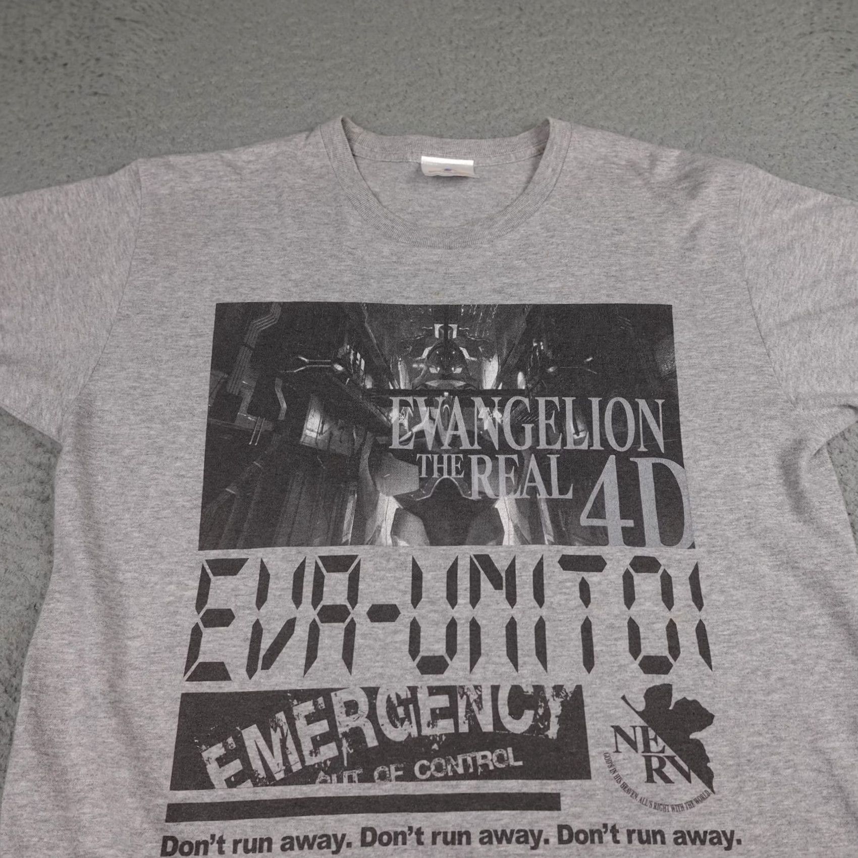 Vintage VINTAGE Universal Studios Japan Evangelion 4D Shirt Mens Large Gray Anime Tee Size US L / EU 52-54 / 3 - 4 Thumbnail