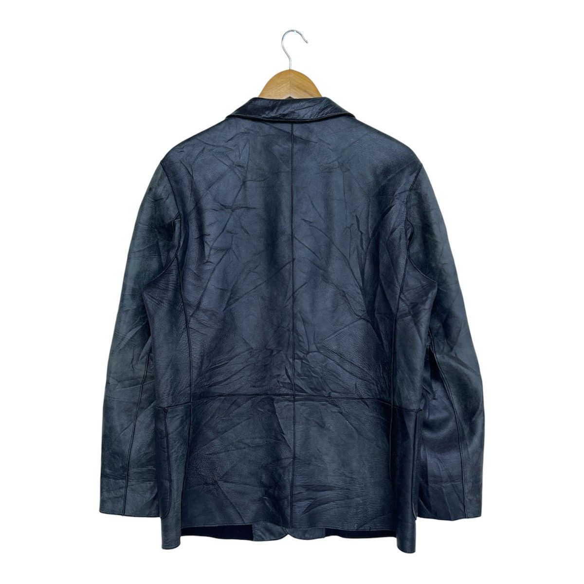 Hugo Boss Hugo Boss Calfskin Leather Blazer Chore - Natural Patina Size US M / EU 48-50 / 2 - 3 Thumbnail