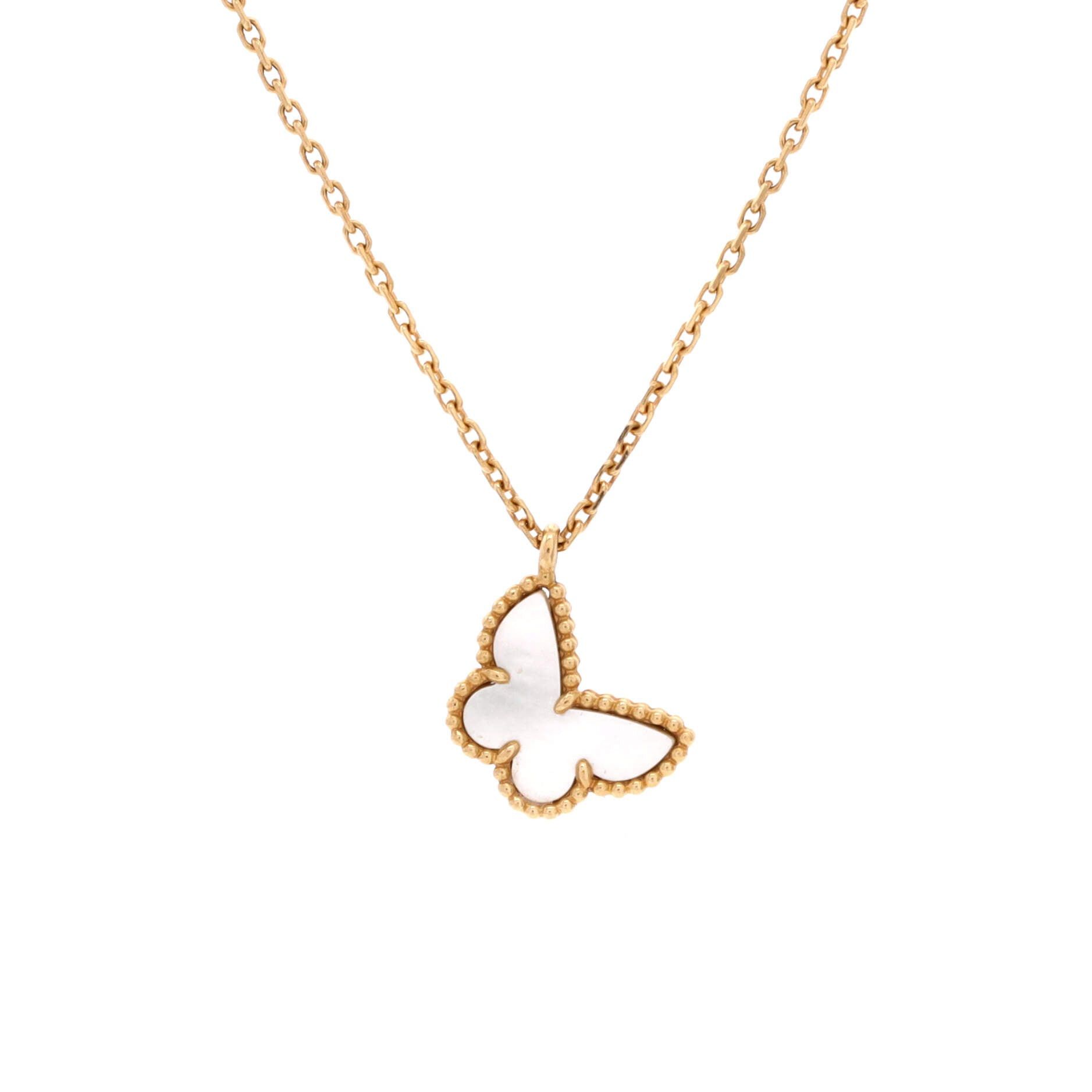 Van Cleef & Arpels Sweet Alhambra Butterfly Pendant Necklace Size ONE SIZE - 1 Thumbnail