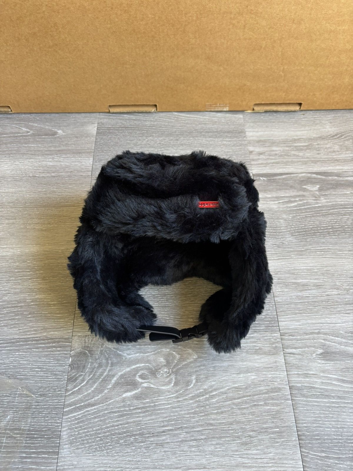Supreme Supreme Ushanka Hat Black FW25 Size ONE SIZE - 1 Thumbnail