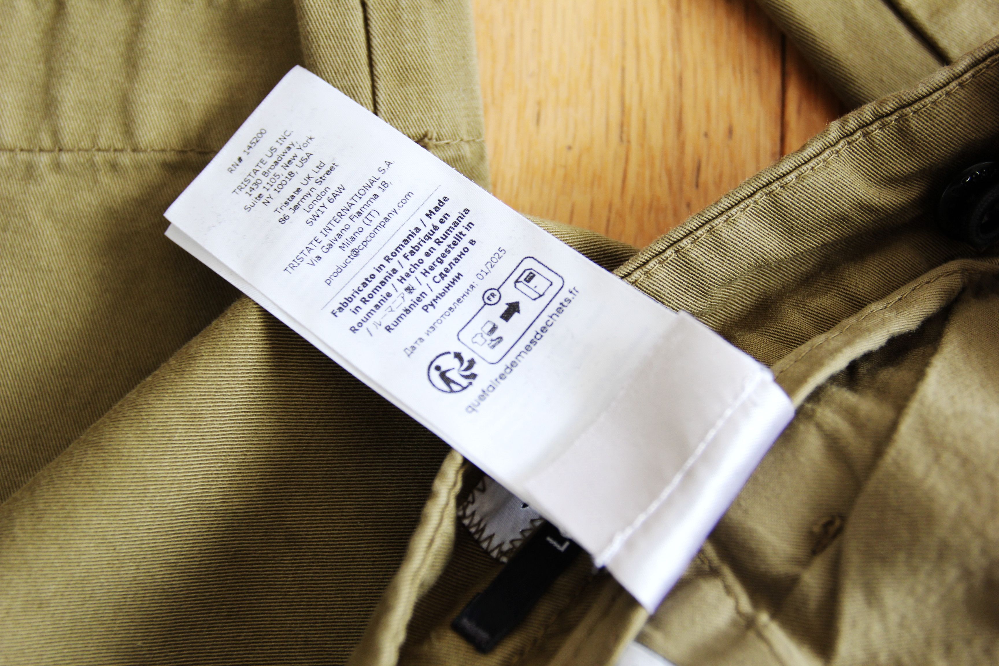 C.P. Company BNWT AW25 C.P. COMPANY GABARDINE CARGO PANTS 52 Size US 36 / EU 52 - 10 Thumbnail