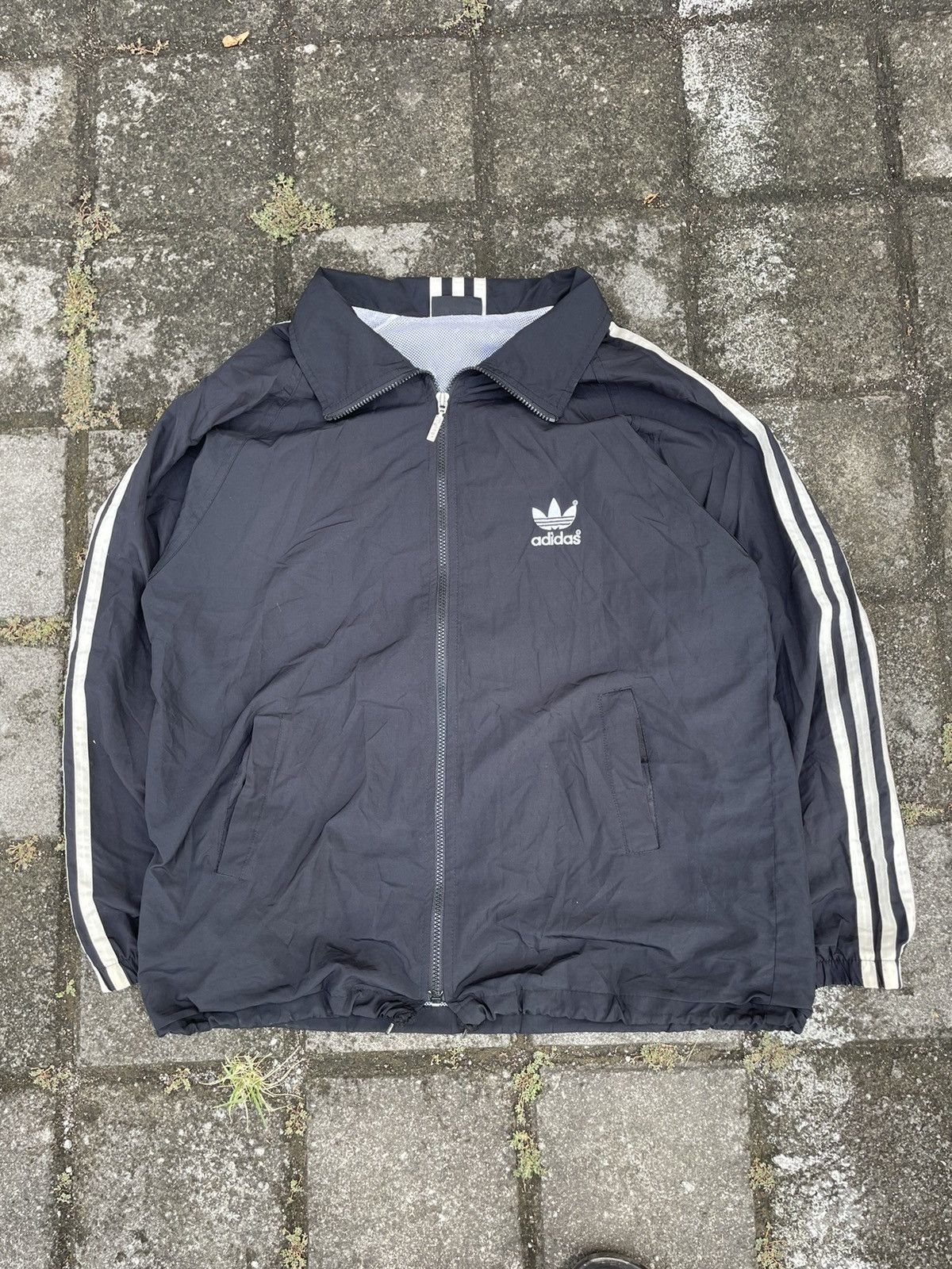 Adidas × Vintage Vintage Windbreaker Adidas Trifoil Size US XL / EU 56 / 4 - 1 Thumbnail