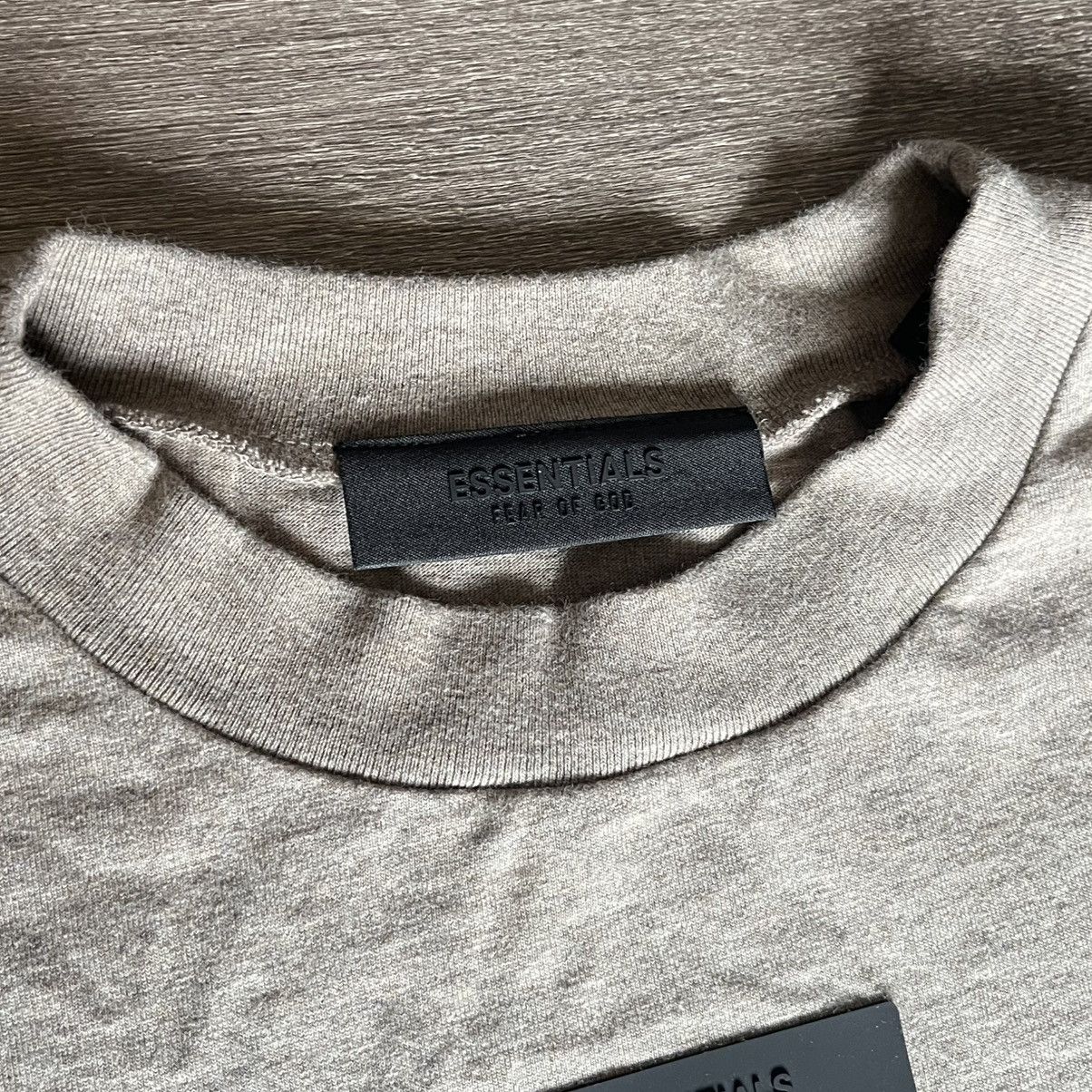 Essentials Fear of God FOG Essentials Grey Longsleeve Oversized T Shirt Size US S / EU 44-46 / 1 - 5 Thumbnail