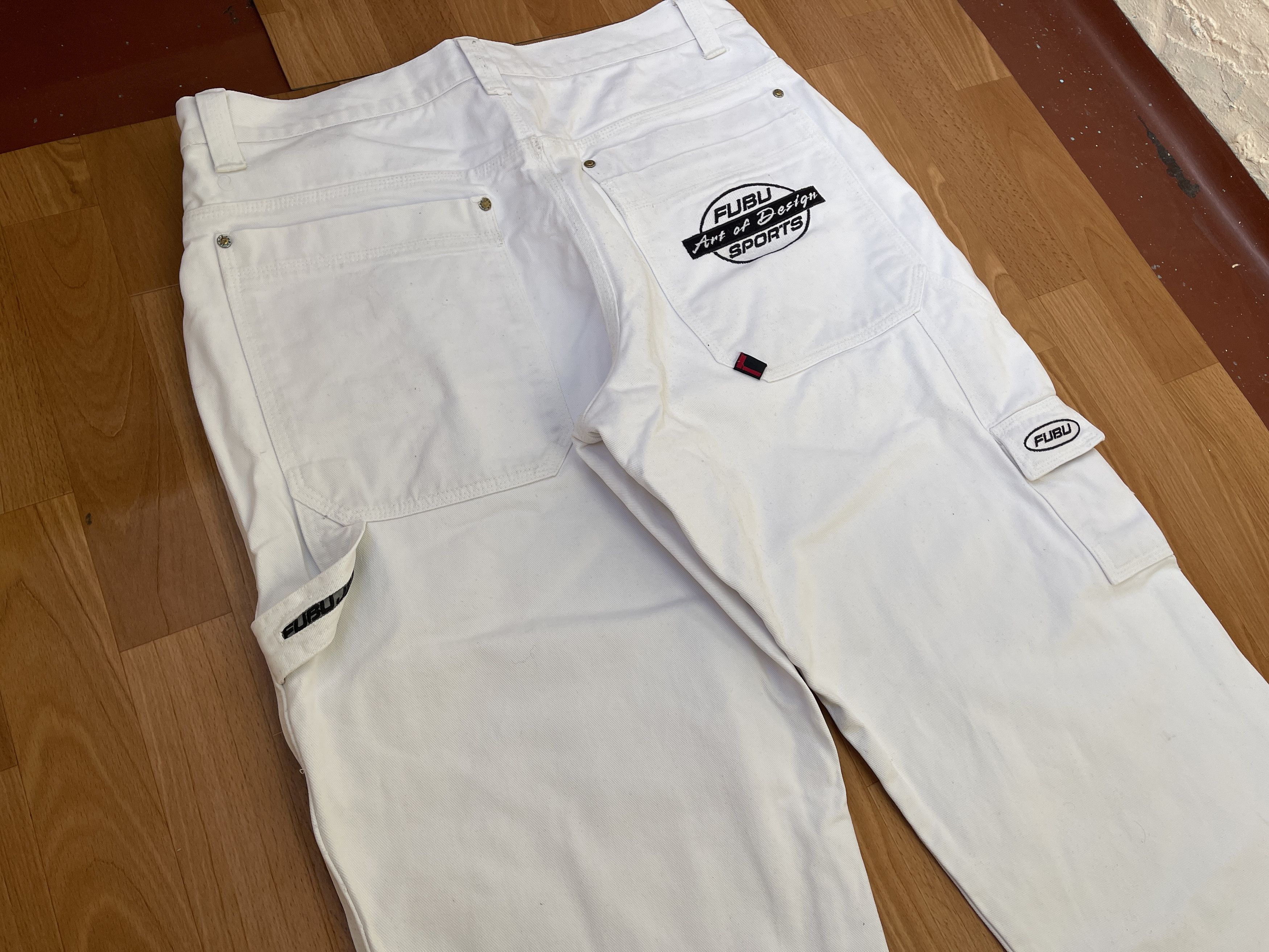 Fubu FUBU jeans, vintage baggy jeans, 90s hip hop skater Y2K 38 Size US 38 / EU 54 - 4 Thumbnail