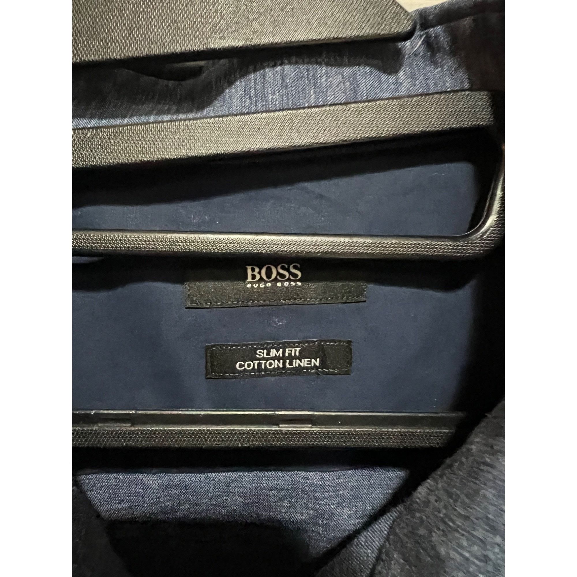 Hugo Boss Hugo Boss Cotton Linen Short Sleeve Button Up Shirt - Size X Size US XXL / EU 58 / 5 - 2 Thumbnail