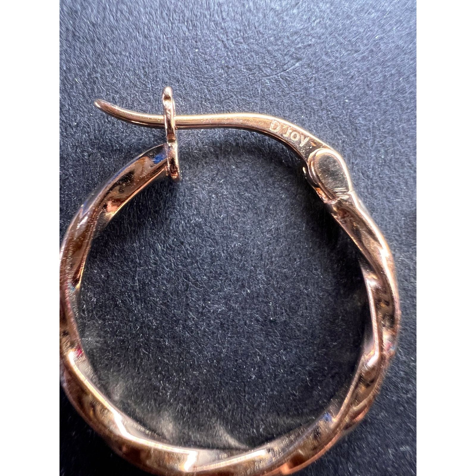 Other NEW gold over sterling silver twisted hoop earrings Size ONE SIZE - 4 Thumbnail