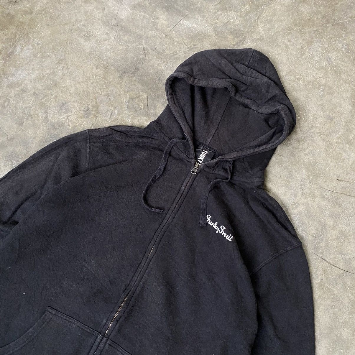Hysteric Glamour 2000s Frunky Fruit Y2K Style Graphic Black Double Zip Hoodie Size US XXL / EU 58 / 5 - 8 Thumbnail