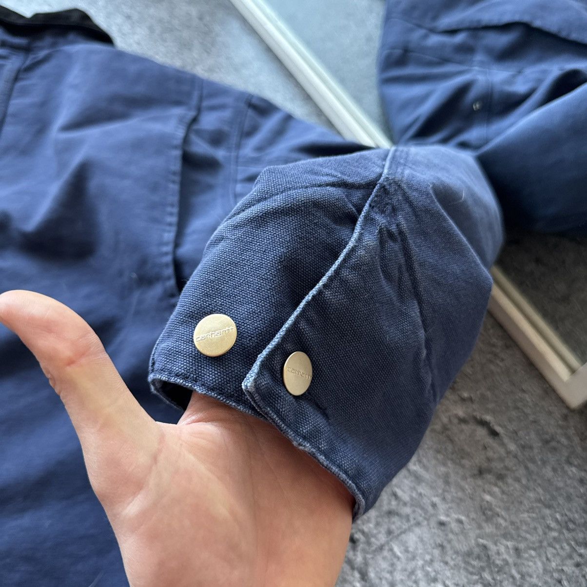 Carhartt Wip Carhartt chore jacket navy size m new workwear hype Size US M / EU 48-50 / 2 - 13 Thumbnail