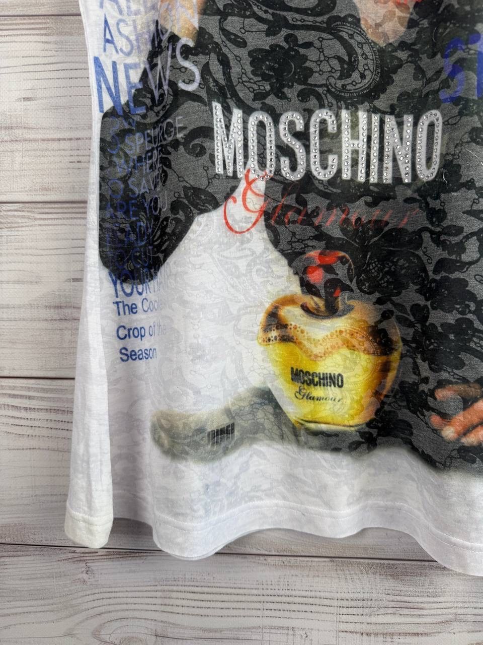 Moschino Archive Moschino Cotton Tee T-shirt Size L / US 10 / IT 46 - 3 Thumbnail