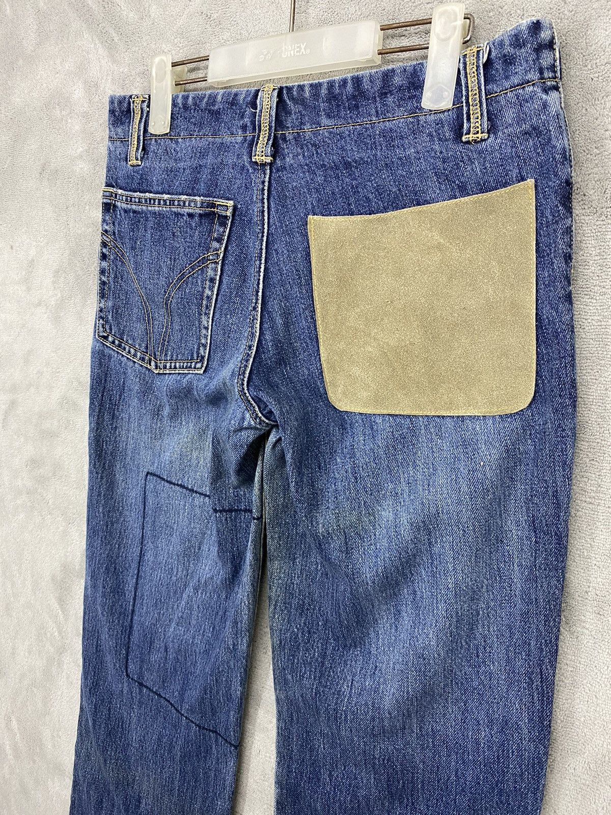 Japanese Brand INTERNATIONAL WORLD JEANS JAPANESE BRAND & PEACE PATCHWORK Size US 30 / EU 46 - 7 Thumbnail