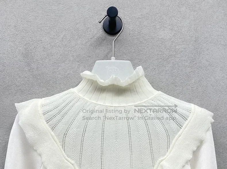 Hermes Hermes Beige frill knitted sweater Size XS / US 0-2 / IT 36-38 - 5 Thumbnail