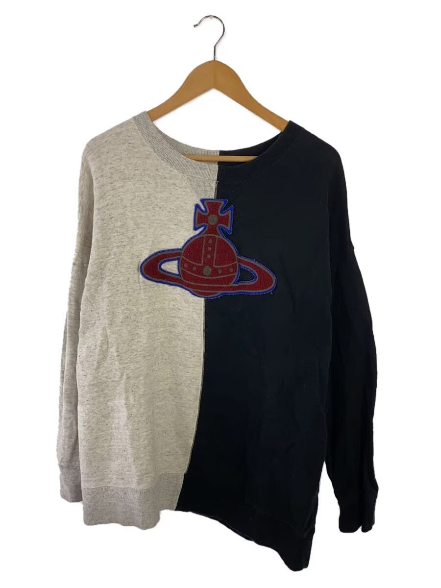 Vivienne Westwood Orb Patch Reconstructed Split Sweatshirt Size US L / EU 52-54 / 3 - 1 Thumbnail