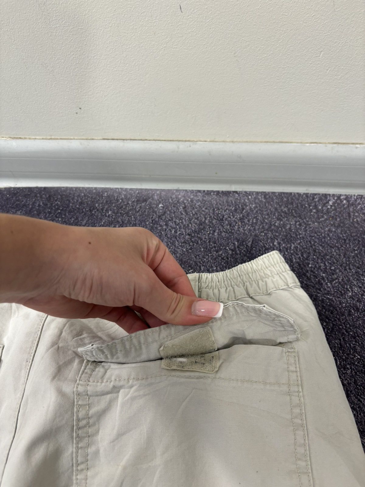 Vintage Vintage Wrangler Y2K Beige Military Hype Cargo Shorts Size US 32 / EU 48 - 17 Thumbnail